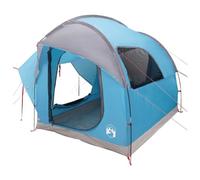vidaXL Car Tent with Roof Blue 239 x 210 x 210 cm Polyester and Steel