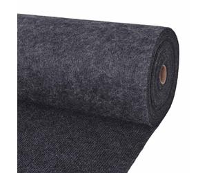 vidaXL Carpet Anthracite 1.2 x 20 m Polyester