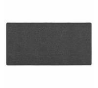 vidaXL Carpet Runner Dark Grey 100 x 150 cm 100% Polypropylene, Hallway Decor, Modern Runner Rug, Non-Slip Design, Textured Polypropylene, Elegant Entryway Carpet, Functional Indoor