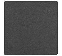 vidaXL Carpet Runner Dark Grey 100 x 100 cm 100% Polypropylene