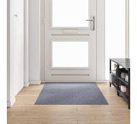 vidaXL Carpet Runner Light Grey 100 x 100 cm Fabric, Hallway, Modern, Non-Slip Design, Enhance Safety, Stylish Floor, Easy Maintenance, for High Traffic Areas, 50" 20