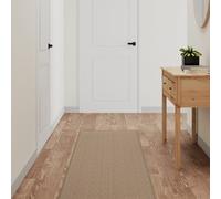 (sand, 50 x 200 cm) vidaXL Carpet Runner Floor Mat Hallway Runner Rug Floor Carpet Sisal Look Silver