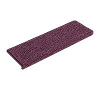 vidaXL Carpet Stair Treads Stair Mat Stair Protector Rug 15 pcs Dark Purple