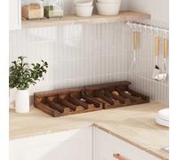 vidaXL Case Brown 36 x 30 x 10 cm Solid Mahogany Wood