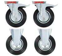 vidaXL Casters 4 pcs 200 mm