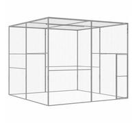 Vidaxl Cat Cage 3X3X2.5 M Galvanised Steel