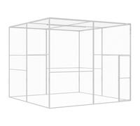 vidaXL Cat Cage 3x3x2.5 m Galvanised Steel