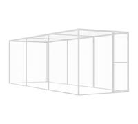 Cat Cage Outdoor Small Animal Pet Cage Galvanised Steel Multi Sizes vidaXL