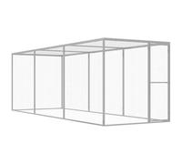 Cat Cage Outdoor Small Animal Pet Cage Galvanised Steel Multi Sizes vidaXL