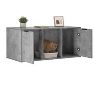 vidaXL Cat Crate Furniture Concrete Grey 100 x 49 x 45 cm