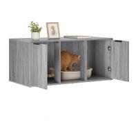 vidaXL Cat Crate Furniture Grey Sonoma 100 x 49 x 45 cm