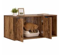 vidaXL Cat Crate Furniture Old Wood 100 x 49 x 45 cm Engineered Wood