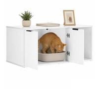 vidaXL Cat Crate Furniture White 100 x 49 x 45 cm Engineered Wood