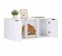 vidaXL Cat Crate Furniture White 100 x 49 x 45 cm Engineered Wood