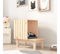 Vidaxl Cat House 60X36X60 Cm Solid Wood Pine