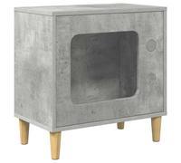 vidaXL Cat House Concrete 51 x 30 x 52 cm Wood Composite Living Room Rectangular Modern Stylish Furniture and Decor Increase Comfort and Functionality in Any Room