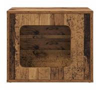 vidaXL Cat House, Reclaimed Wood, 51 x 30 x 42 cm, Wood Material, Modern Cat Lounge, Rectangular Cat House, Home Furniture for Indoors, Minimalist Retreat