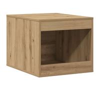 vidaXL Cat Litter Box Enclosure Artisian Oak 47x59x42 cm Engineered Wood