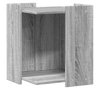 (grey sonoma, 42 x 42 x 51 cm) vidaXL Cat Litter Box Enclosure Cat House End Table Engineered Wood