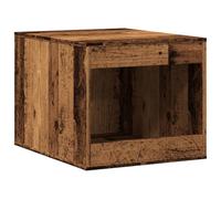 vidaXL Cat Litter Box Enclosure Old Wood 47x59x42 cm Engineered Wood