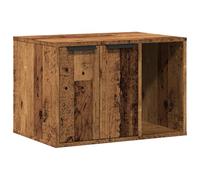Vidaxl Cat Litter Box Enclosure Old Wood 60X40X40 Cm Engineered Wood