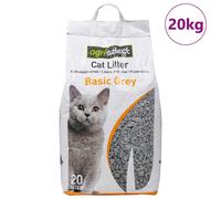 vidaXL Cat Litter with Baby Powder Fragrance Bentonite 20L clumping cat litter