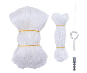 vidaXL Cat Net Transparent Nylon 3x2m for Pets - Durable and Tear- Safety Net for Balconies/Terraces - Easy Installation with Customizable Dimensions