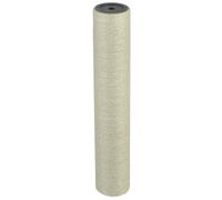 vidaXL Cat Scratching Post - 8x45cm Beige Kitten Scratch Pole Stand - Durable Natural Sisal, Wall-Mounted Cat Tree