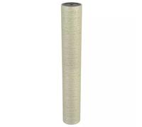 vidaXL Cat Scratching Post - 8x55cm Wall-Mounted Kitten Scratch Pole - Beige - Natural Sisal Material - Durable Particle Board Frame