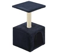 vidaXL Cat Tree with Sisal Scratching Post 55cm Dark Blue Kitten Play Centre
