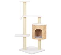 vidaXL Cat Tree with Sisal Scratching Post Seagrass Kitty Play Centre Tower