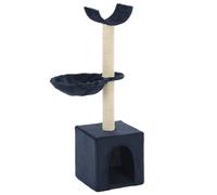 vidaXL Cat Tree with Sisal Scratching Posts 105 cm Blue