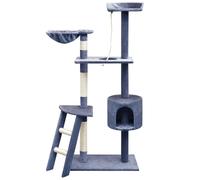 vidaXL Cat Tree with Sisal Scratching Posts 150 cm Dark Blue