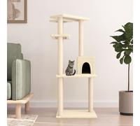 Cat Tree with Sisal Scratching Posts Cat Scratch Tower Cat Climber vidaXL