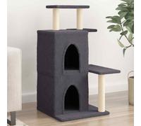 vidaXL Cat Tree with Sisal Scratching Posts Dark Grey 97 cm