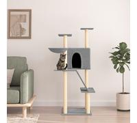 Cat Tree with Sisal Scratching Posts Cat Scratch Tower Cat Climber vidaXL