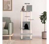 Cat Tree with Sisal Scratching Posts Cat Scratch Tower Cat Climber vidaXL