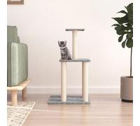 Vidaxl Cat Tree With Sisal Scratching Posts Light Grey 85.5 Cm