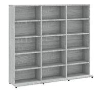 Vidaxl Cd Cabinet Grey Sonoma 102X23X89.5 Cm Engineered Wood