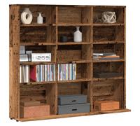 CD Cabinet CD Shelf Rack Storage Cabinet Display Shelf Engineered Wood vidaXL