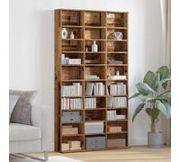 CD Storage Cabinet, Media Storage Shelf Rack Organiser With 30 Open Compartments