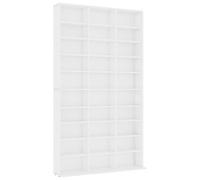 Vidaxl Cd Cabinet White 102X16X177.5 Cm Engineered Wood