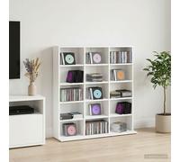 VidaXL CD Cabinet White 96 X 23.5 X 97.5 Cm Engineered Wood