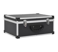 vidaXL CD Case for 60 CDs with Full Trimming Handle Reinforced Corners Lockable