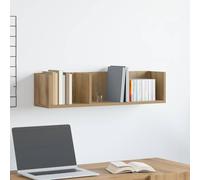 vidaXL CD Wall Shelf Artisan Oak 75x18x18 cm Engineered Wood
