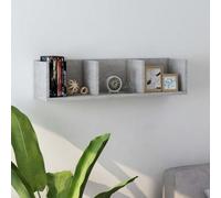 Vidaxl Cd Wall Shelf Concrete Grey 75X18X18 Cm Engineered Wood