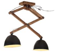 vidaXL Ceiling Lamp 25 W Black 29x18x85 cm E27