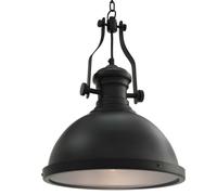 Ceiling Lamp Black Round E27