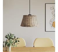 vidaXL Ceiling Lamp Shade Brown Ø50x30 cm Wicker