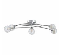 vidaXL Ceiling Lamp with Mesh Wire Shades Indoor Decorative Chandelier Hanging L